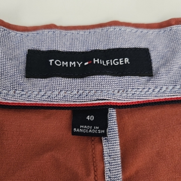 Tommy Hilfiger Classic Fit Men's Chino Shorts size 40W Sconset Red - Picture 10 of 10